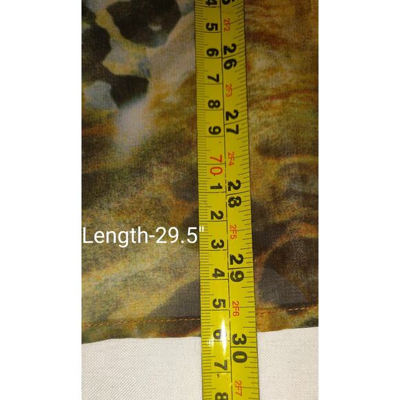 Soft Surroundings Top Topper Womens XL Sheer Boho Lightweight Sequins Pretty! - Picture 11 of 16